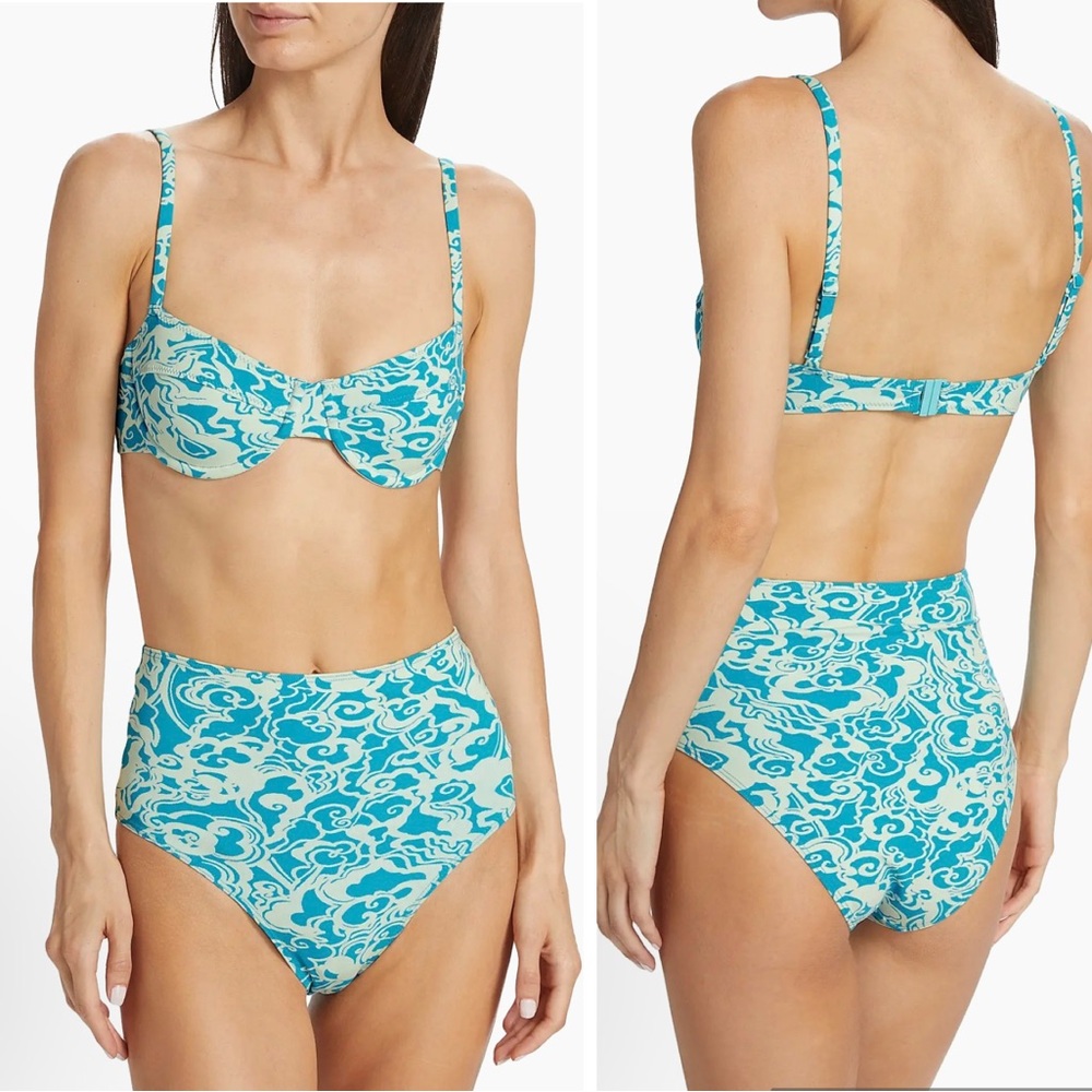 A.L.C Dylan Balconette Bikini Set Size Small